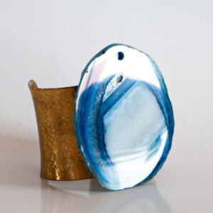 manchette Sand agate bleue Samparely by Kososo