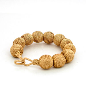 Bracelet silko Lambada gold -Marrakech-Samparely-création