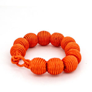 bracelet silko lambada orange-Marrakech-Samparely-créatiopn